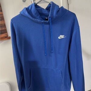 Nike Men's Royal Blue Pullover Hoodie